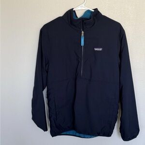 Patagonia Navy Glissade Pullover with Blue Accent